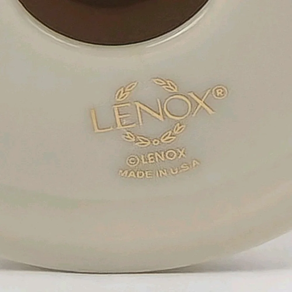 Lenox Candy Dish / Nut Bowl Platinum Rim - Fleur de Lis Collection, Trinket Dish